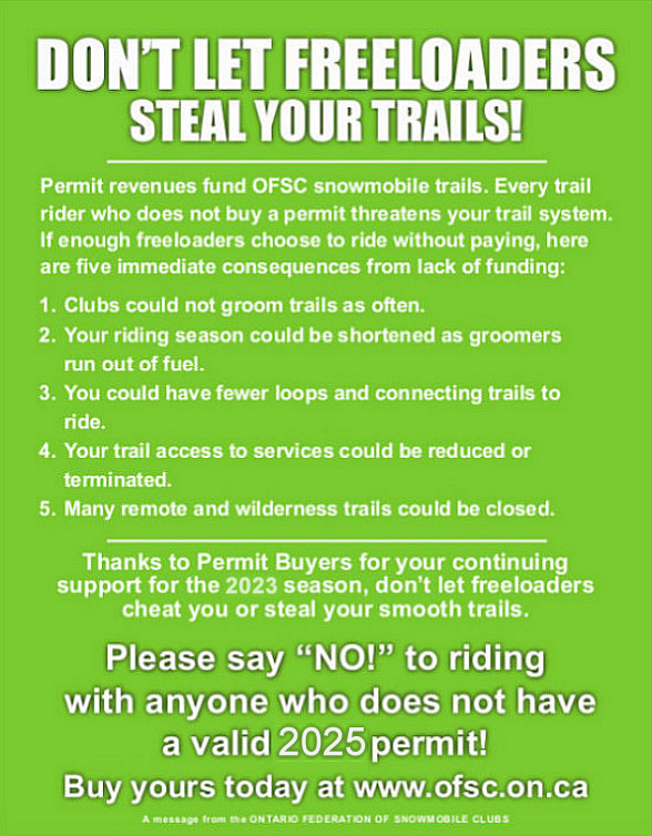 Don't Let Freeloaders Steal Your Trails!